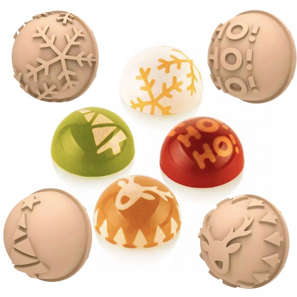 Комплект Коледни щампи "Choco Stamp B"